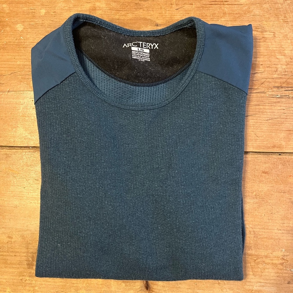 arc’teryx wool and poly pullover L